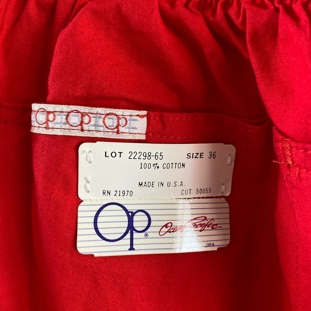 Op OCEAN PACIFIC ’70’s Hi-Waisted Surfer Pants - Picture 5 of 11